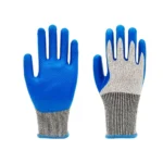 13-Gauge HPPE Textured Latex Palm Coating Level 5 Cut Resistant Gloves