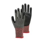 ANSI Cut Level A5 / EN388 Cut Level E Steel & Glass Fiber PU Coated Work Gloves - Image 2
