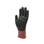 ANSI Cut Level A5 / EN388 Cut Level E Steel & Glass Fiber PU Coated Work Gloves - Image 3