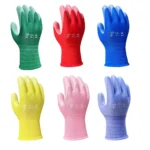 13-Gauge Polyester Palm Coated Waterproof Garden Work Gloves
